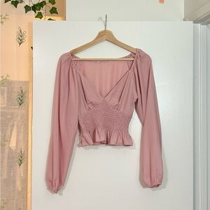 Elegant Pink Women's Top